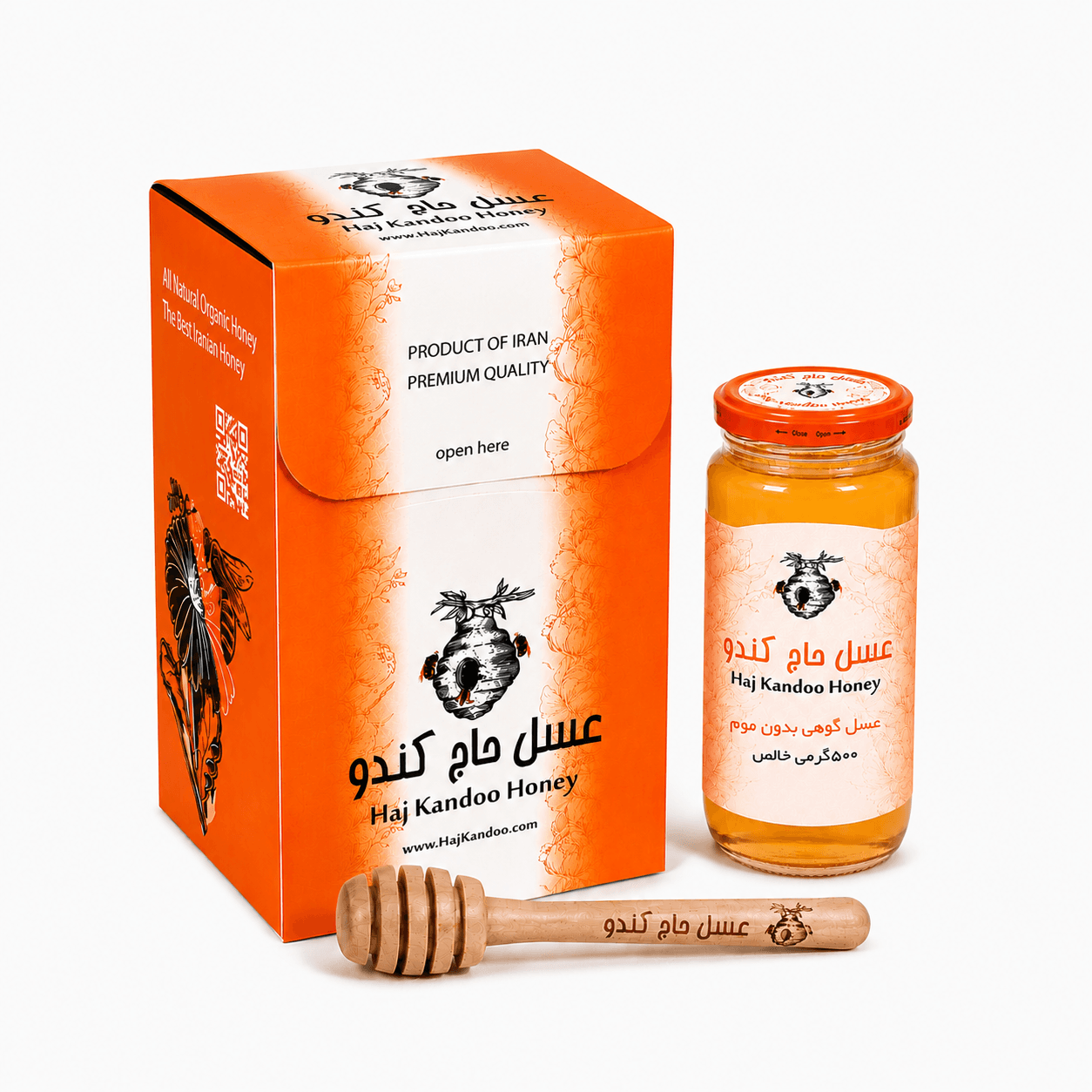 عسل کوهی بدون موم - ۵۰۰ گرمی خالص