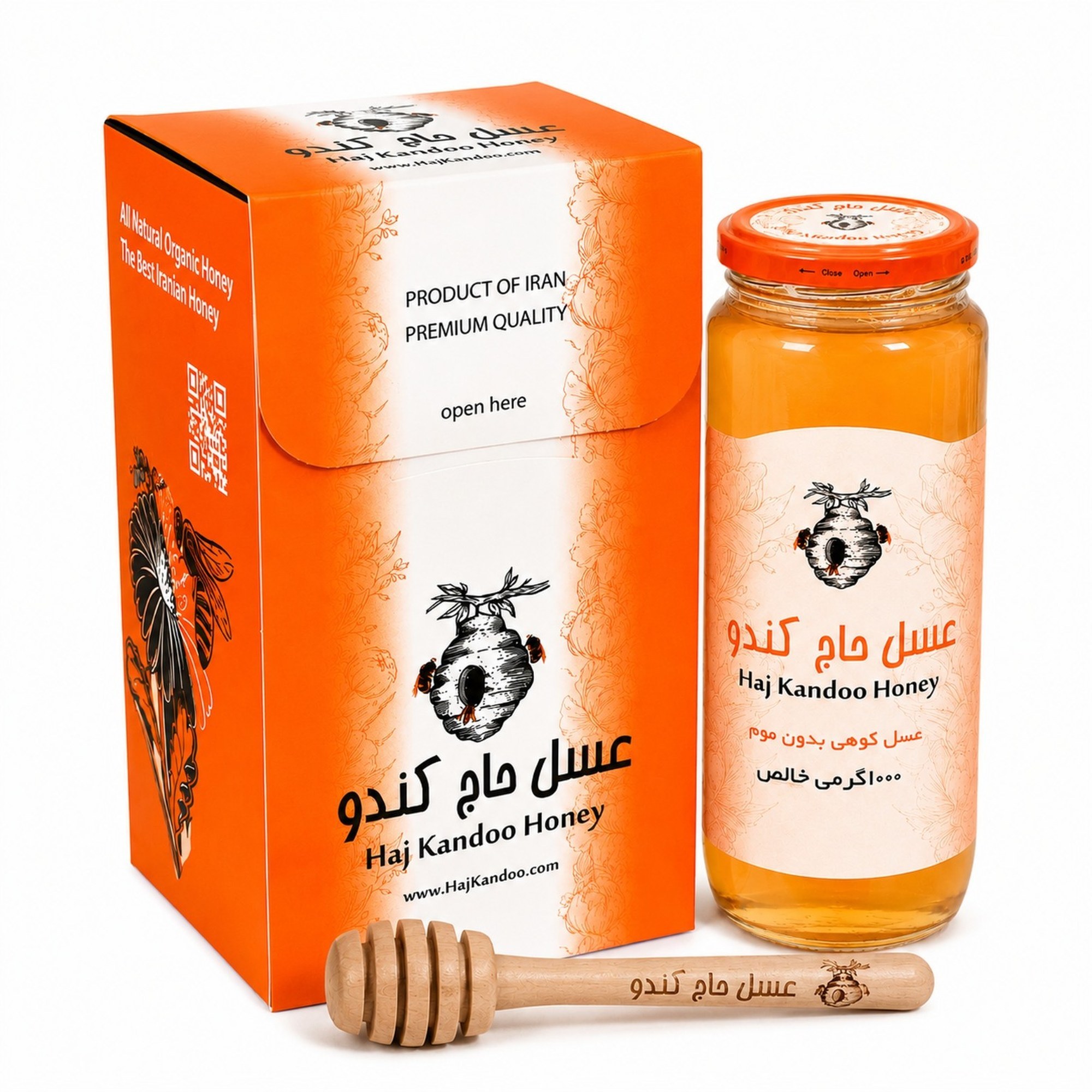عسل کوهی بدون موم - ۱۰۰۰ گرمی خالص